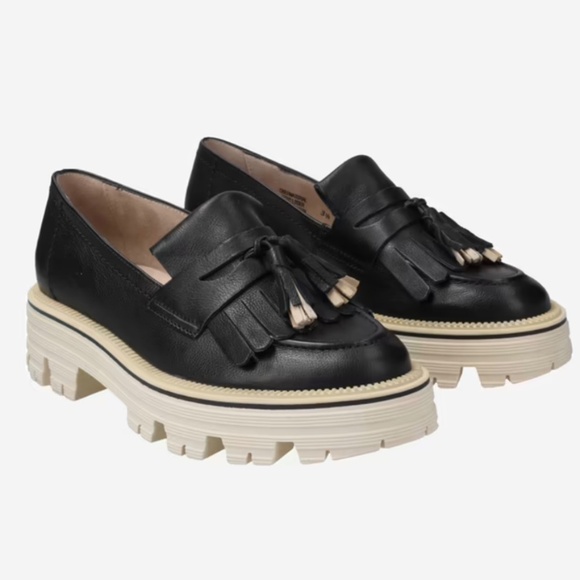 Paul Green Super Soft Black Leather Loafers